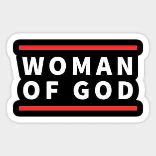 Woman Of God | Christian Saying Sticker